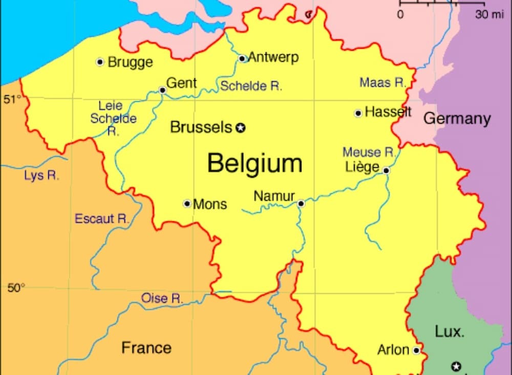 Belgium là quốc gia thuộc Tây Âu