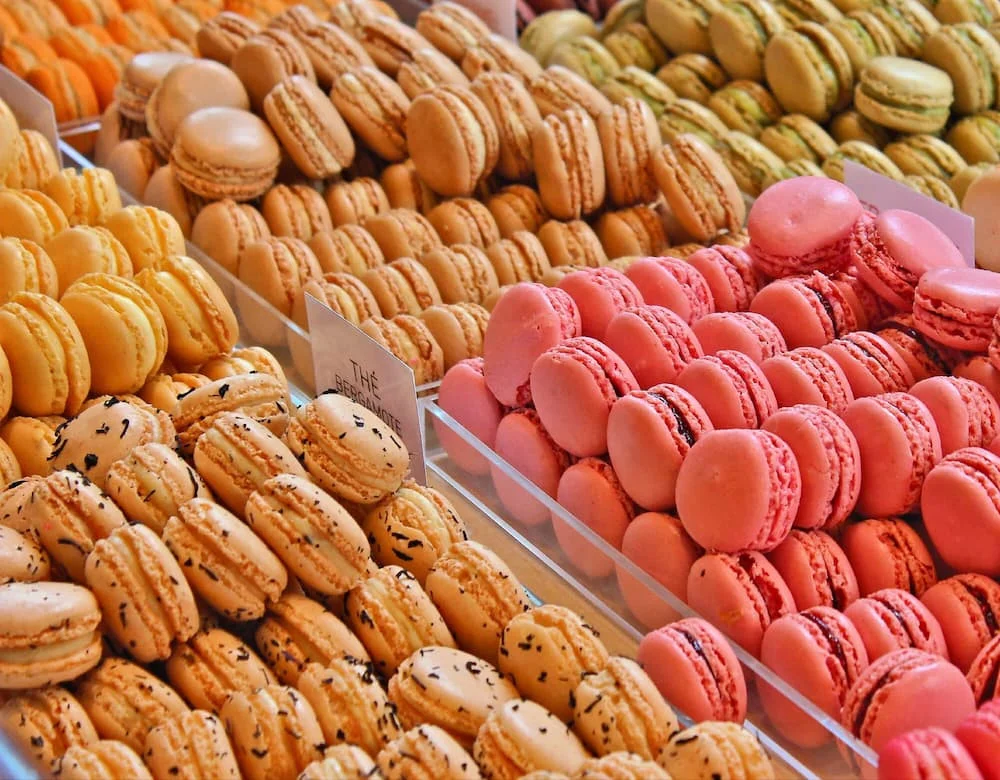 Bánh macaron với hương vị thơm ngon, ngọt ngào