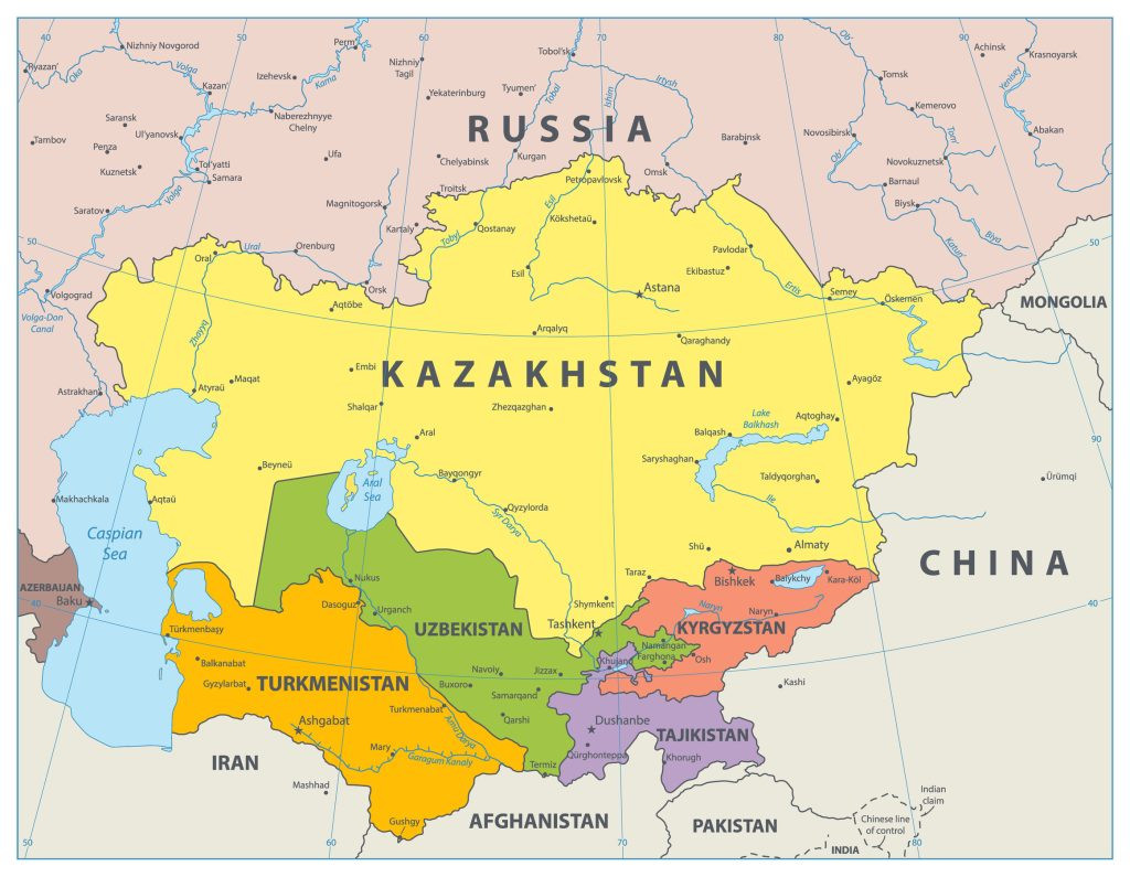 Kazakhstan là quốc gia rộng lớn thứ 9 trên thế giới