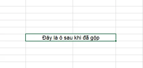 Cách gộp nhiều ô trong excel gộp ô