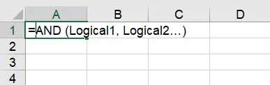Công thức hàm logic And